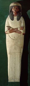 Tampa do Painel da Piays Mummy, c.1279-1213 aC (madeira pintada, estuque)