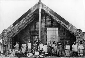 Assembléia Maori ou Casa de Reunião, c.1863-80