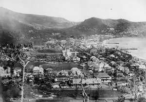 Cidade da Nova Zelândia depois de um terremoto