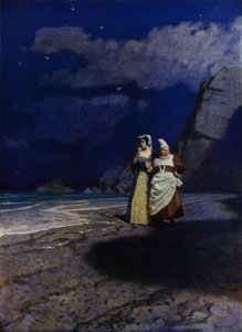 Ilustração para Westward Ho! de Charles Kingsley (cor litho)