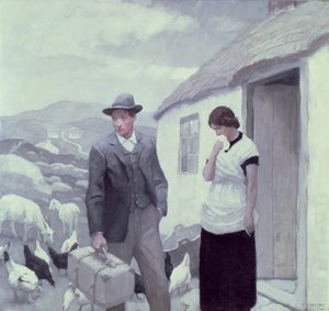 Um filho de seu pai (óleo sobre tela) de Newell Convers Wyeth