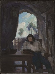 De manhã, peguei na Bíblia e, começando pelo Novo Testamento, comecei... de Newell Convers Wyeth