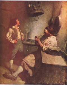 Long John Silver e Hawkins: Para mim, ele foi gentil e sempre feliz em me ver na cozinha de Newell Convers Wyeth