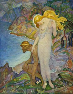 Odisseu e Calipso de Newell Convers Wyeth