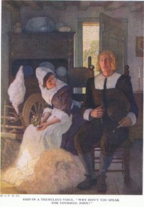 Disse em voz trêmula, por que você não fala por si mesmo, John de Newell Convers Wyeth