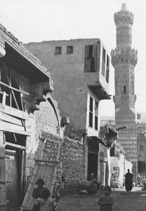 Uma rua no Cairo, Egito, c1890