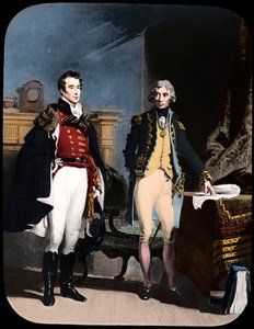Exército e Marinha, Wellington e Nelson, c1805. de Newton and Co