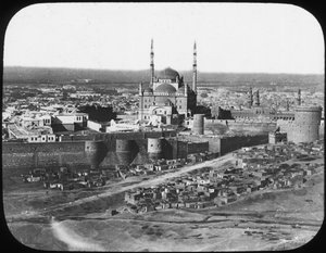 A Cidadela de Saladino do Cairo, Egito, c1890.