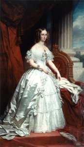 Holandês: Retrato da Rainha Maria-Louisa Retrato da Rainha Maria-Louise de Nicaise de Keyser