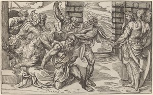 Sansão e Dalila de Niccolò Boldrini after Titian