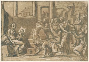 A Adoração dos Magos, 1540-50., 1540-50. de Giuseppe Niccolò Vicentino