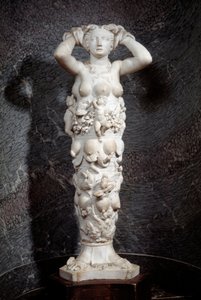 Alegoria da Natureza. Escultura em mármore de Niccolo Tribolo (1500-1550) de Niccolo Tribolo