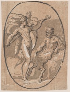 A disputa entre Apollo e Marsyas, ca. 1540-1550.
