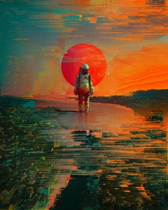 Astronauta Red Sun City