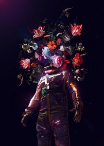 Astronauta do Jardim Cósmico de Nicebleed