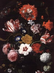 Natureza Morta com Flores de Nicholaes van Verendael