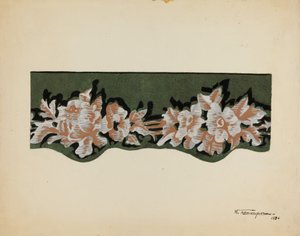 Borda de papel de parede, 1936. de Nicholas Acampora