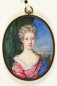 Lady Henrietta Cavendish Harley, depois Condessa de Oxford (esmalte)