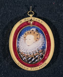 Retrato da Rainha Elizabeth I (wc em velino)