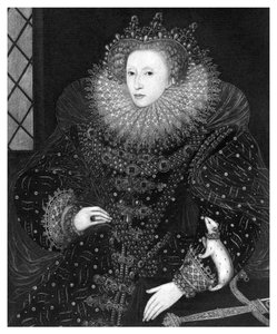 Rainha Elizabeth, The Ermine Portrait, 1585, 1896.