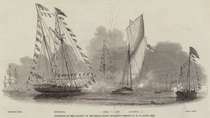 Recepção de Sua Majestade pelo Royal Yacht Squadron de Nicholas Matthews Condy