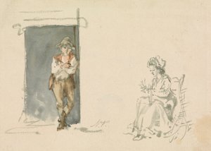 Estudos de figuras: Rapaz de Pé de Nicholas Pocock
