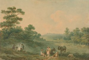 Paisagem com ciganos de Nicholas Pocock
