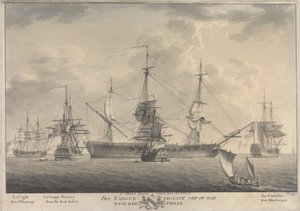 O Ranger, Navio de Guerra Privado, com os seus Prémios de Nicholas Pocock
