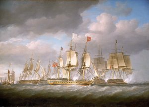 O "Soberano Real" que transportava Luís XVIII (nascido Luís Stanislas Xavier de Nicholas Pocock