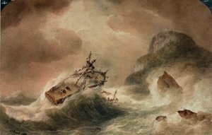 O naufrágio do "Britannia de Nicholas Pocock
