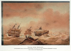 No dia seguinte à Batalha de Trafalgar de Nicholas Pocock