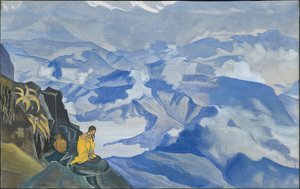 Gotas da vida, série "Sikkim", 1924 de Nicholas Roerich
