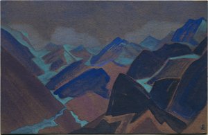 Geleiras de Lahul, 1936 de Nicholas Roerich