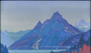 Lago dos Nagas, 1932 de Nicholas Roerich