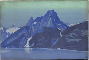 Lago dos Nagas, Caxemira, 1936 de Nicholas Roerich
