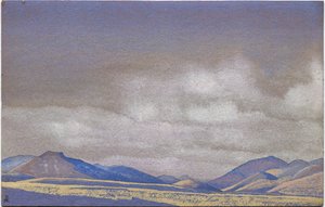 Mongólia, Colinas do Chahar, 1936 de Nicholas Roerich