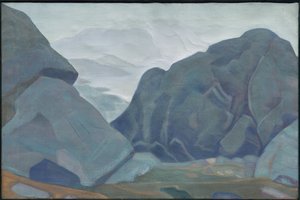 Monhegan, Maine, série "Ocean", 1922 de Nicholas Roerich
