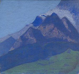 Estudo da montanha, c.1929 de Nicholas Roerich