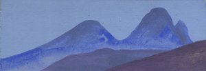 Estudo da montanha, c.1936-47 de Nicholas Roerich