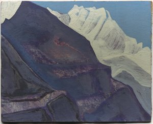 Montanhas, estudo, 1933 de Nicholas Roerich