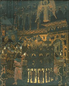 Jogo de mistério em Novgorod medieval de Nicholas Roerich