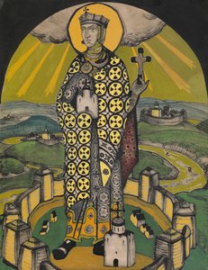 Santa Olga, princesa de Kiev de Nikolai Konstantinowitsch Roerich