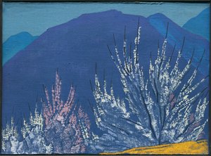 Estudo para a pintura "Krishna", 1933 de Nicholas Roerich