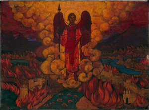 O Último Anjo, 1912 de Nicholas Roerich