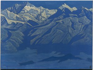 The Range, série "Himalaia", 1924 de Nicholas Roerich