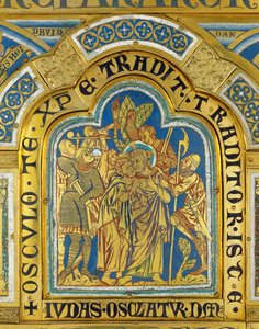 O beijo de Judas, do altar de Verdun ... de Nicholas of Verdun