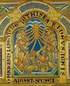 Pentecostes, do Altar de Verdun ... de Nicholas of Verdun