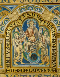 A Segunda Vinda ... (esmalte sobre cobre dourado) de Nicholas of Verdun