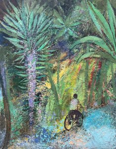 Tropical Spin, 2022-23 (óleo sobre tábua)