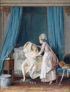 Senhora saindo da cama, 1776